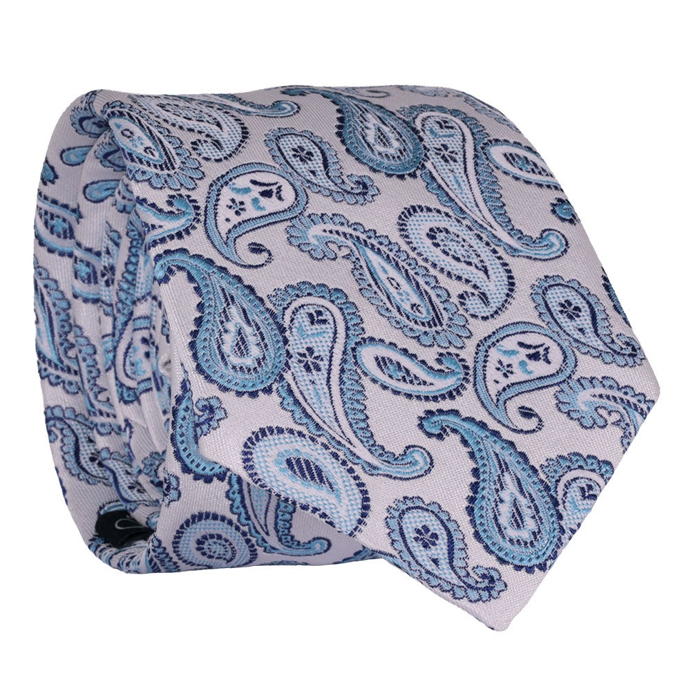 Slips siden mönster 039 blå