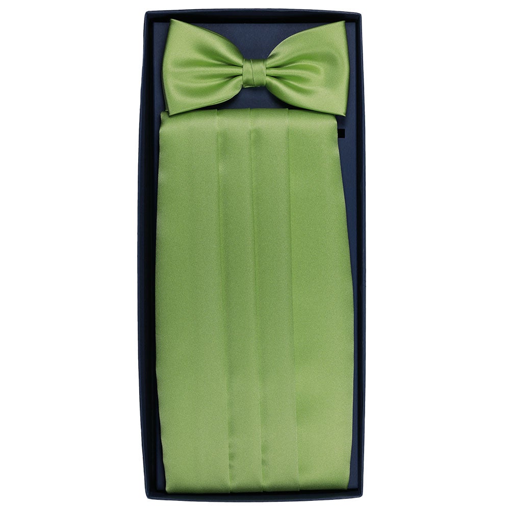 Cummerbund set limegrön 135