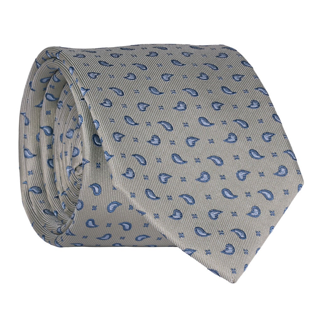 Sidenslips, mönstrad ljusgrön