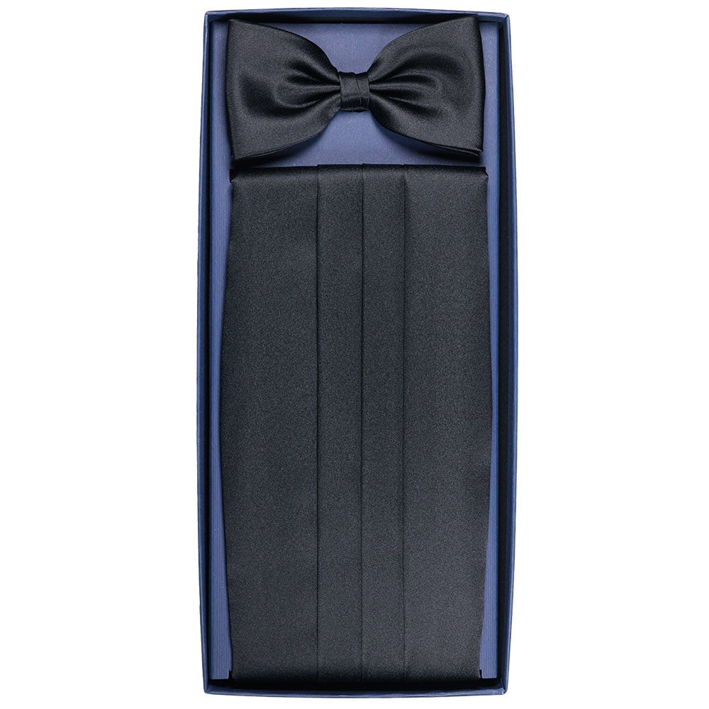 Cummerbund set svart 133