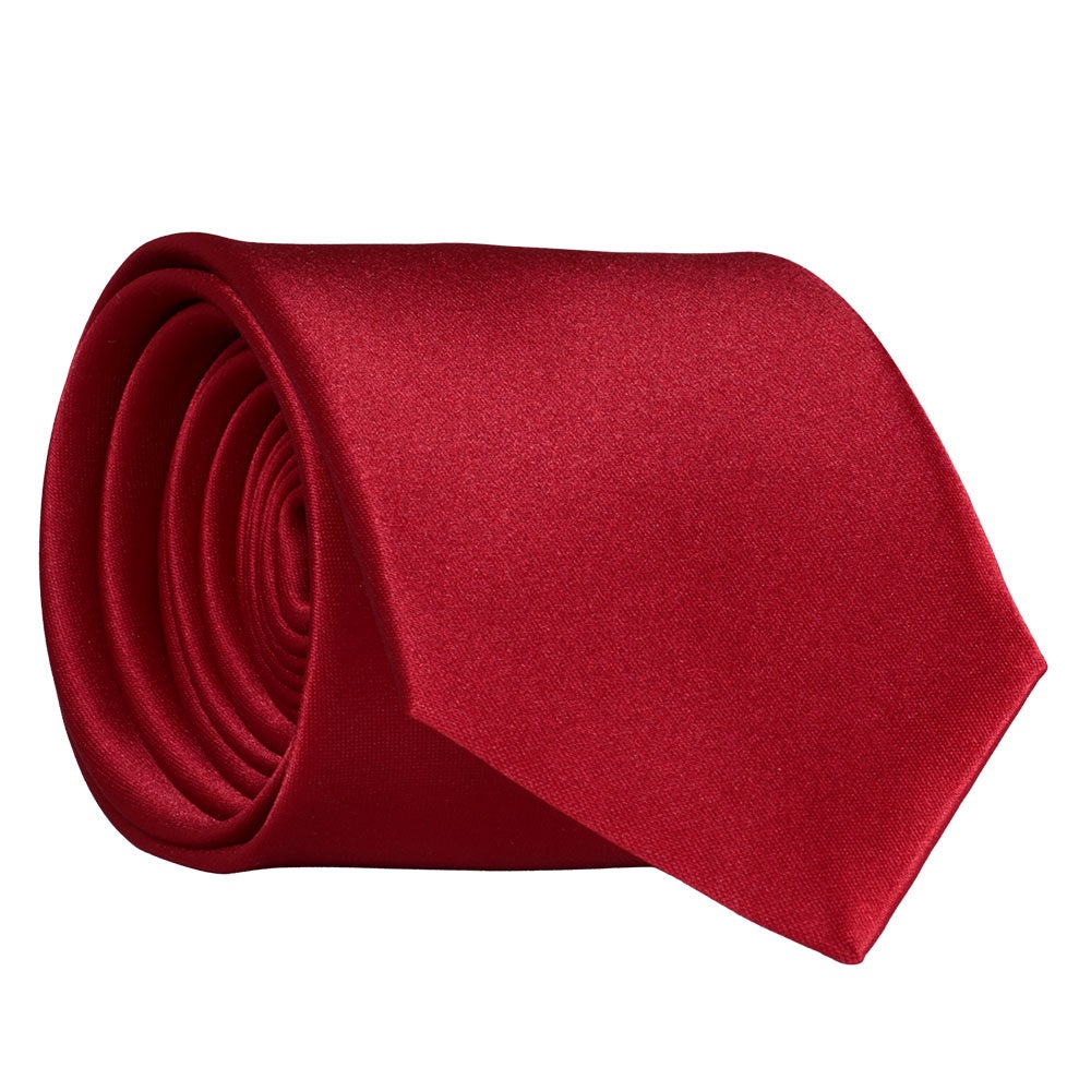 Slips, enfärgad mörkröd