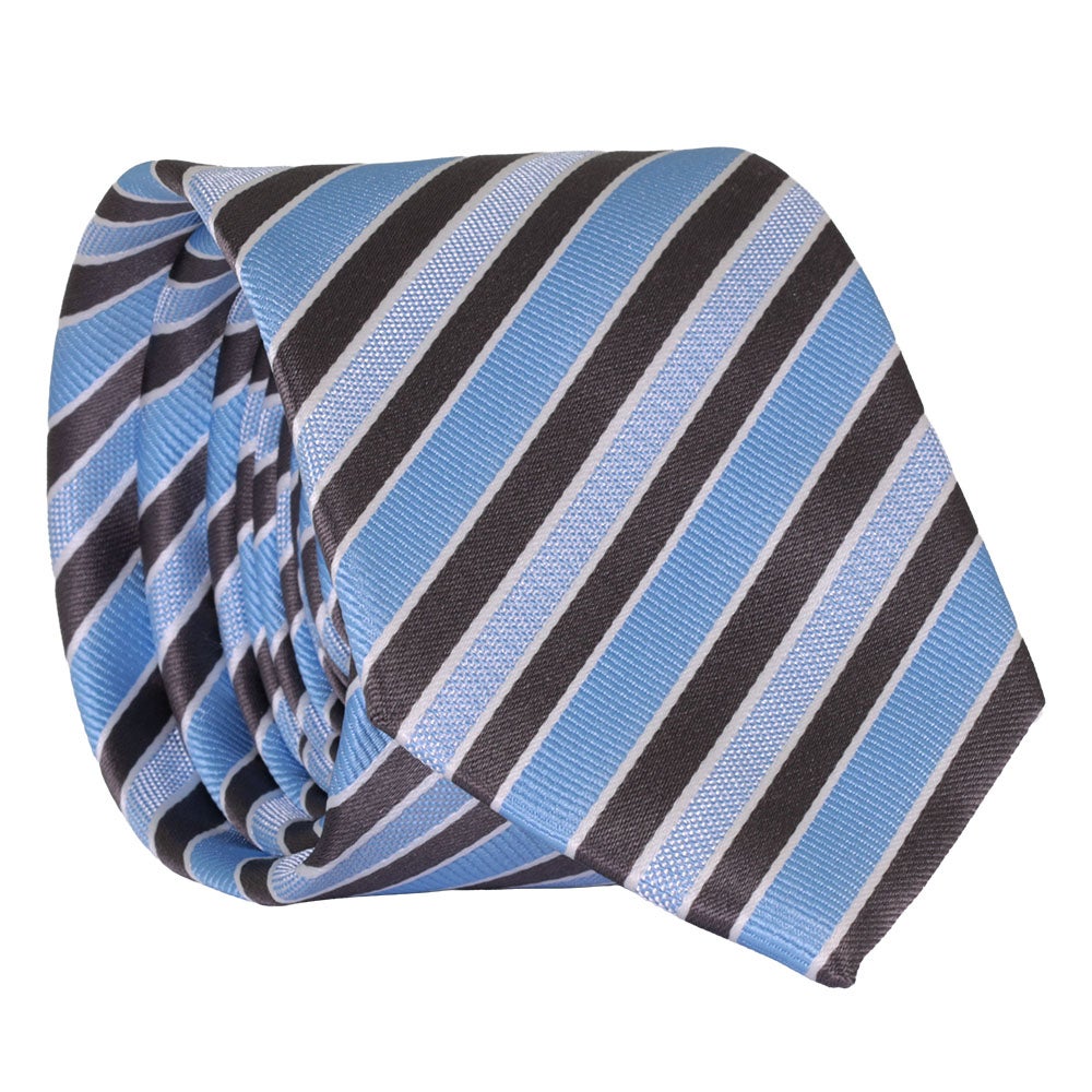 Slips mönstrad, ljusblå