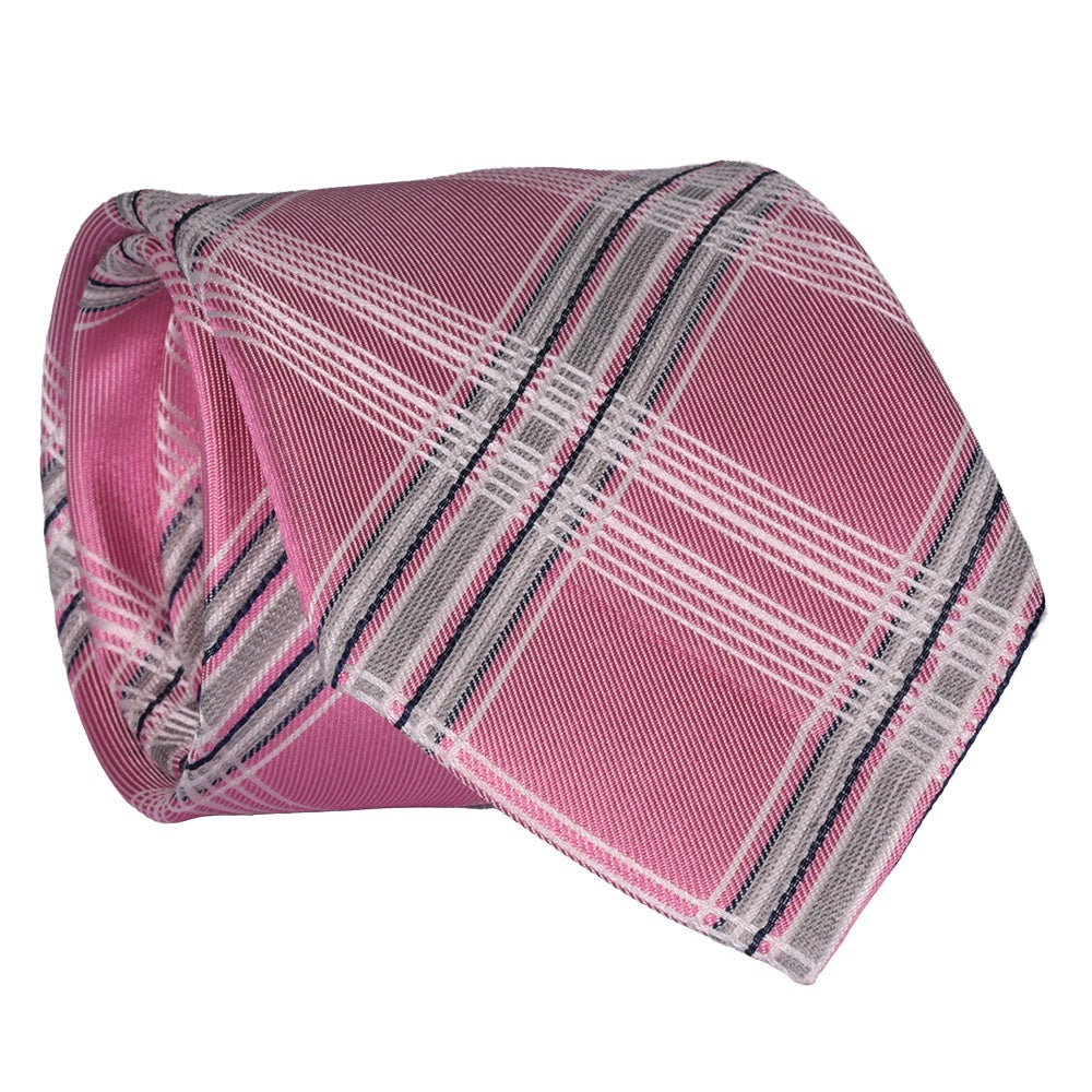 Sidenslips, mönstrad 033 rosa